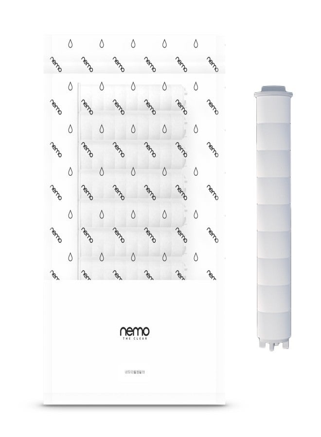 NEMO Showerhead Filter Sediment Refill Pack - 10 Pcs | Compatible only with Nemo Vitamin Handshower Head | Micro Sediment Filters | Korean Water Filtration Technology - Image 1